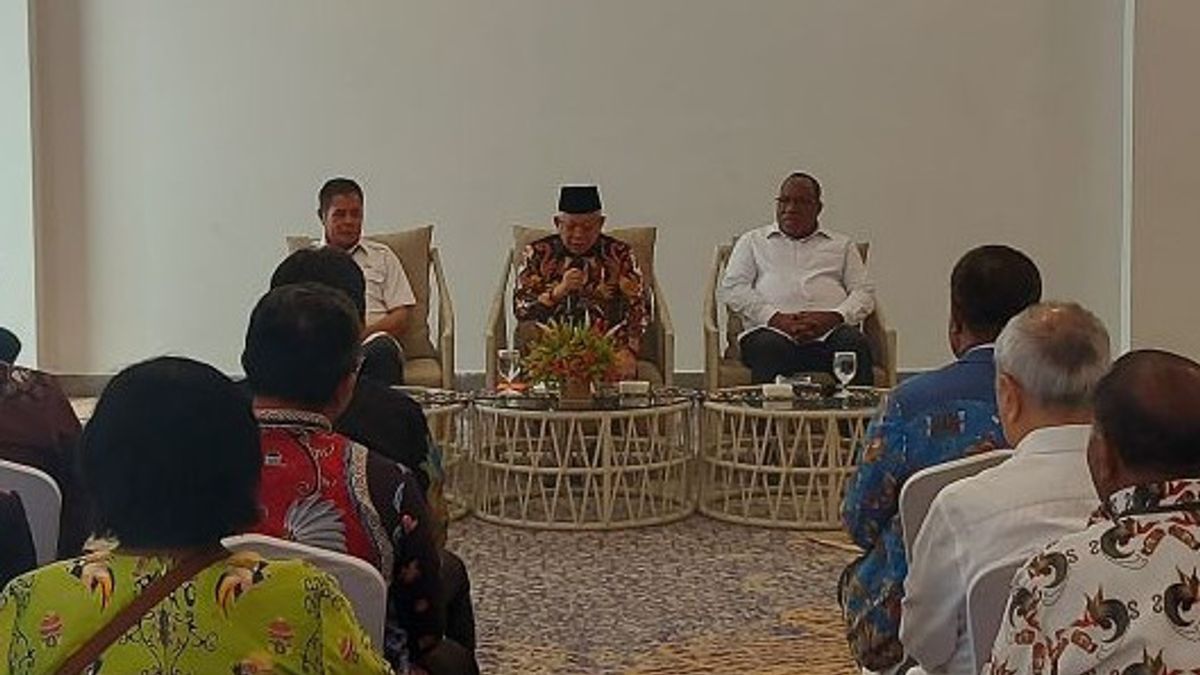 Vice President Ma'ruf Amin Said Pastor's Role Is Important As A Game Changer For Papua's Development