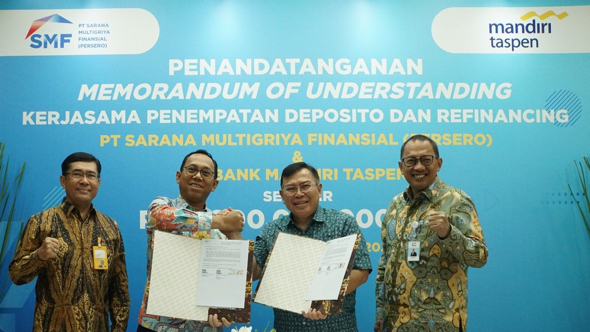 جاكرتا - تتعاون SMF وبنك Mandiri Taspen في توزيع قروض متعددة الأغراض للإسكان بقيمة 1 تريليون روبية إندونيسية
