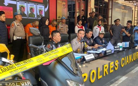 3 Pembegal Motor Modus Polisi Gadungan Ditangkap di Cianjur