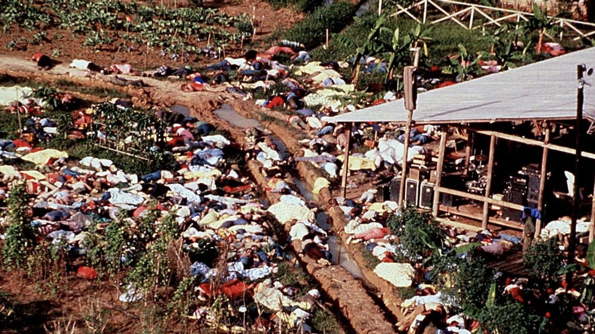 歴史今日、1978年11月18日:ガイアナのジムジョーンズ主導の人民寺院宗派の信者の集団自殺