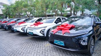 Chery a reçu 13 voitures électriques de la Omoda E5 à Medan