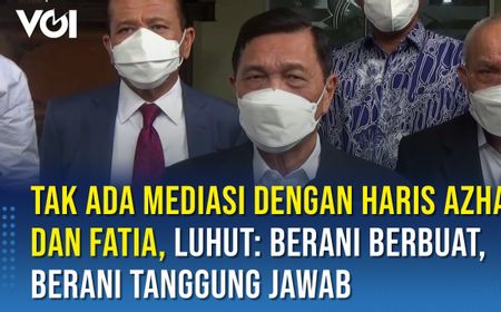 VIDEO: Tak Ada Mediasi dengan Haris Azhar dan Fatia, Luhut: Ketemu di Pengadilan Saja