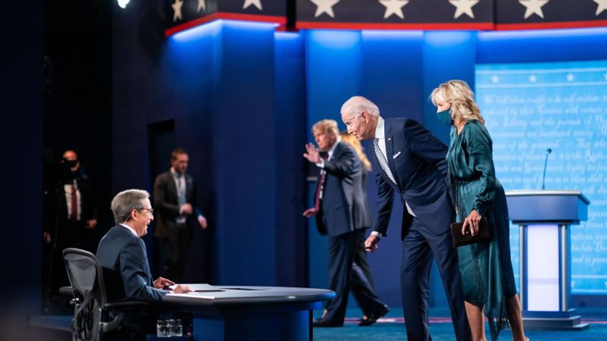 Les auditeurs s'interrompent dans le débat sur les candidats à la présidence
