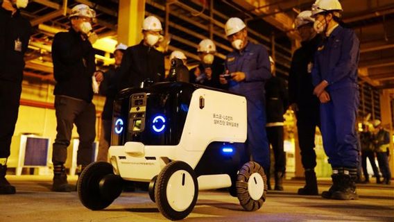 LG Artificial Intelligence-Based Autonomous Robot Successfully Completes Inspection Trial At POSCO Steel Factory