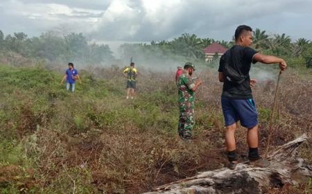 Hujan Padamkan Kebakaran Lahan Gambut di Mukomuko Bengkulu