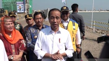 Tanggul’s Revue à Tambaklorok Semarang, Jokowi: Au minimum 30 ans pourra tenir Rob
