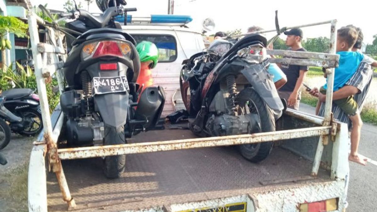 The Driver Of The Car That Collided With 10 Motorbikes In Bantul Was Determined To Be A Suspect But Could Not Be Detained.