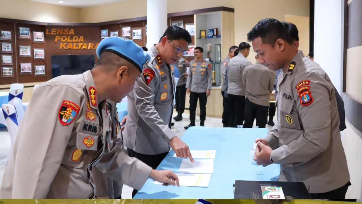 Tak Ada Pengecualian, Kapolda dan Perwira Polda Kaltara Jalani Tes Urine