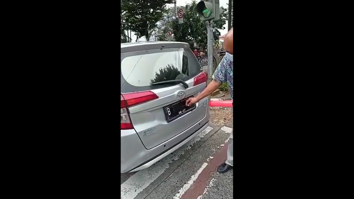 Viral Car Driver Closes Pelat Nomor Using Lakban, Polda Metro Jaya: Not Ditilangan