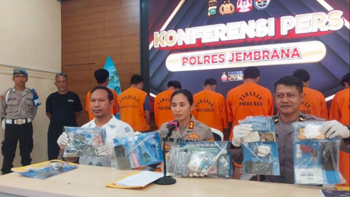 Tujuh Pelaku Narkoba Diringkus Polres Jembrana dalam Kurun Waktu Tiga Bulan