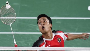 Kerja Keras Ginting Dipatahkan Chen Long di Semifinal Tokyo 2020