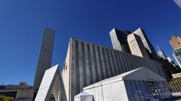 هكذا هي قاعة محكمة الجمعية العامة للأمم المتحدة، مسرح خطاب برابوو