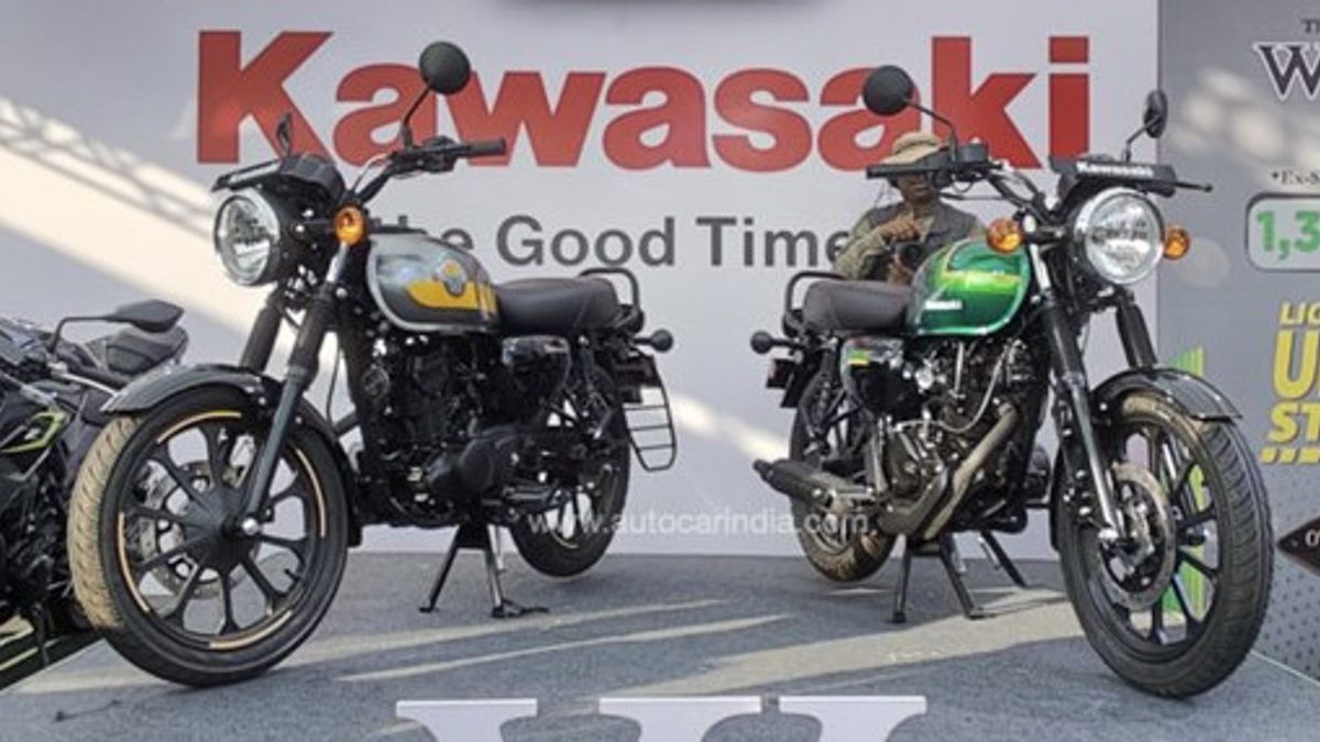Kawasaki Street W175 déclenche en Inde avec des alloy pelek, le prix est le ciel