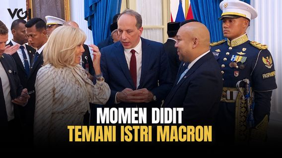 Momen Didit Temani Istri Presiden Prancis Emmanuel Macron