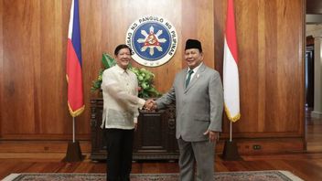 Defense Minister Prabowo Meets With Philippine President Bongbong Marcos