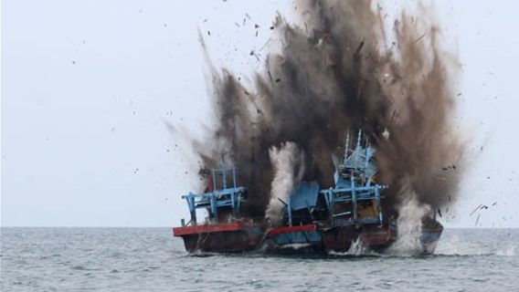 Yusuf Kalla a demandé à Susi Pudjiastuti d’arrêter de couler le navire aujourd’hui, 9 janvier 2018