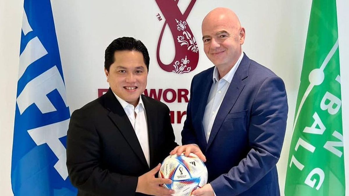 Kawal Transformasi Sepak Bola Nasional, Erick Thohir Sebut FIFA Bakal Berkantor di Indonesia