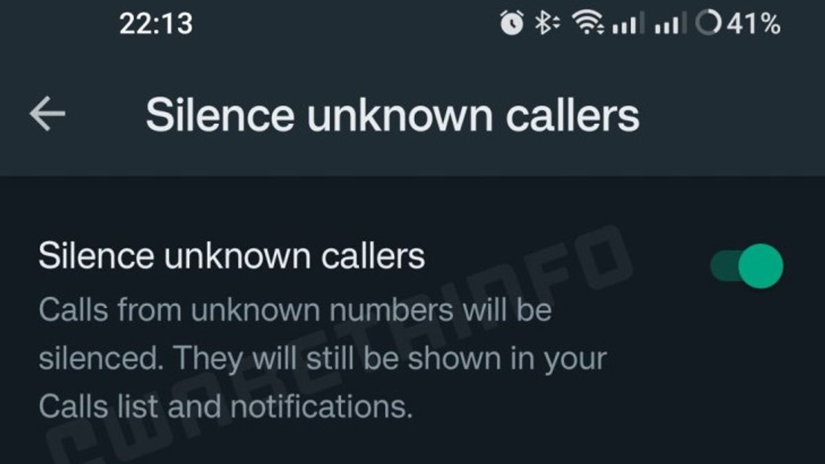 WhatsApp on Android Will Have the Ability to Mute Calls from Unknown Numbers