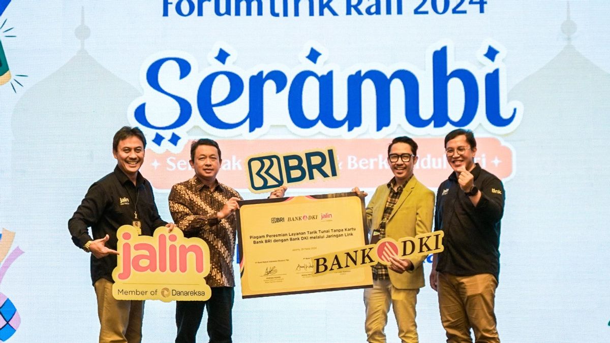 Kini Nasabah Bank DKI Bisa Tarik Tunai Tanpa Kartu di ATM BRI