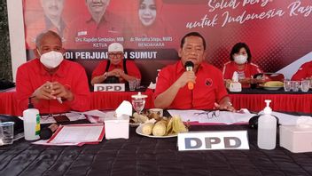 Face Pileg 2024, Président Du PDIP Sumatra Du Nord Promet De Donner Des Cadeaux à DPC Qui Rafle 35% Des Votes
