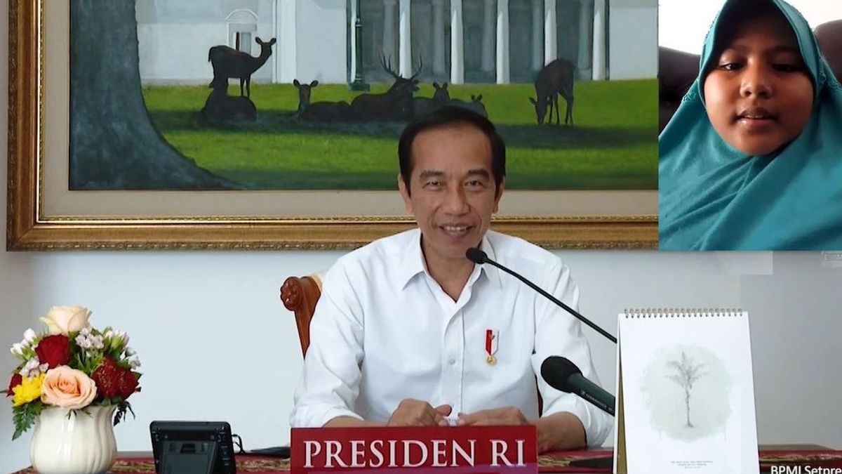 Kala Siswa SD Bertanya pada Jokowi tentang Hari Libur untuk Presiden