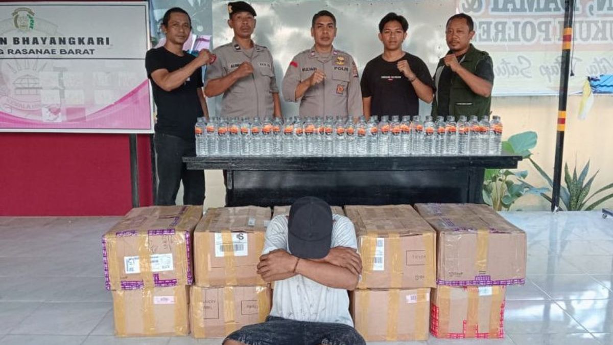 Gagalkan Penyelundupan Arak Bali 570 Botol di Bima, Polisi Periksa Sopir Truk 