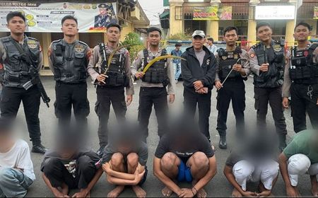 Tim Patroli Polres Metro Jakarta Barat Gagalkan Tawuran, Enam Remaja Diamankan