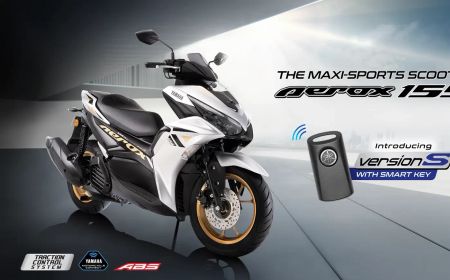 Yamaha Aerox Versi S Meluncur di India, Hadir dengan Smart Keyless