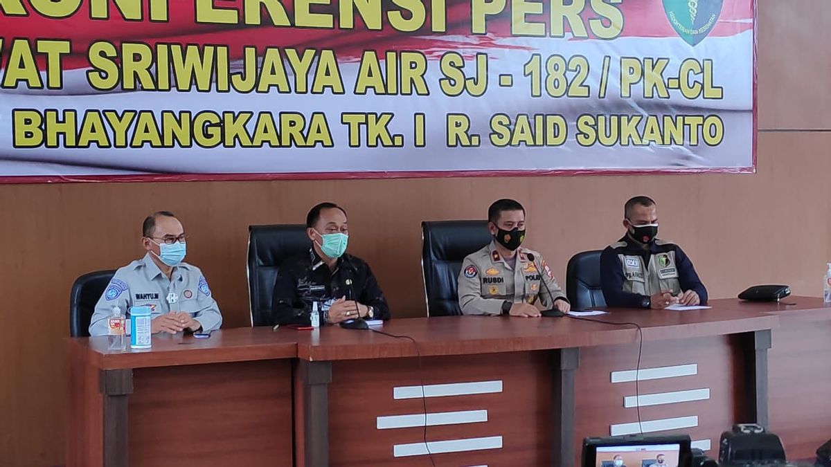 Terbaru, RS Polri Terima 155 Kantong Jenazah dari Lokasi Jatuhnya Sriwijaya Air SJ-182