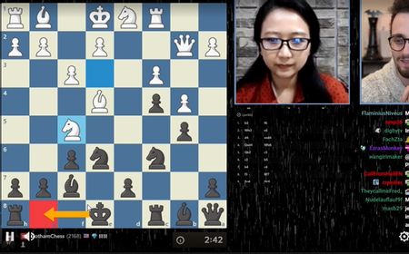 Ketinggalan Nonton Duel Catur GM Irene Sukandar vs GothamChess, Nih Link Streaming Twitch