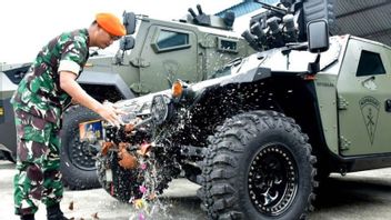 Kopasgat Kepri 462 Command Battalion Receives 5 New Armored Combat Vehicles