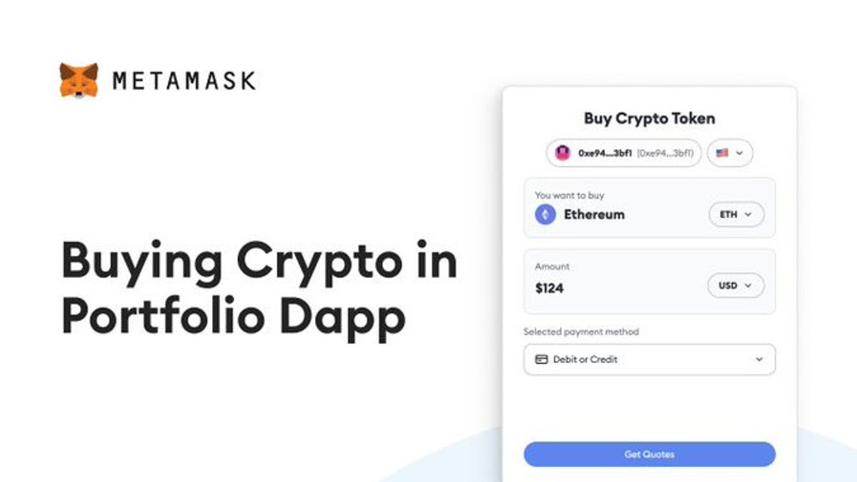MetaMask Launches Direct Crypto Purchase Feature With Fiat Currency On Portfolio DApp