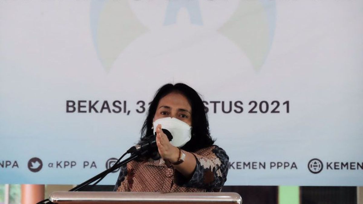 Le Ministre Du PPPA, Bintang Puspayoga, Condamne L’affaire De Viol D’un Enfant à Jember Après Avoir été Forcé Avec De L’alcool