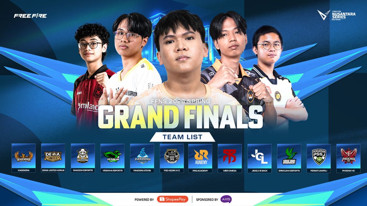 Ini Dia Daftar 12 Grand Finalist Free Fire Nusantara Series 2026 Spring