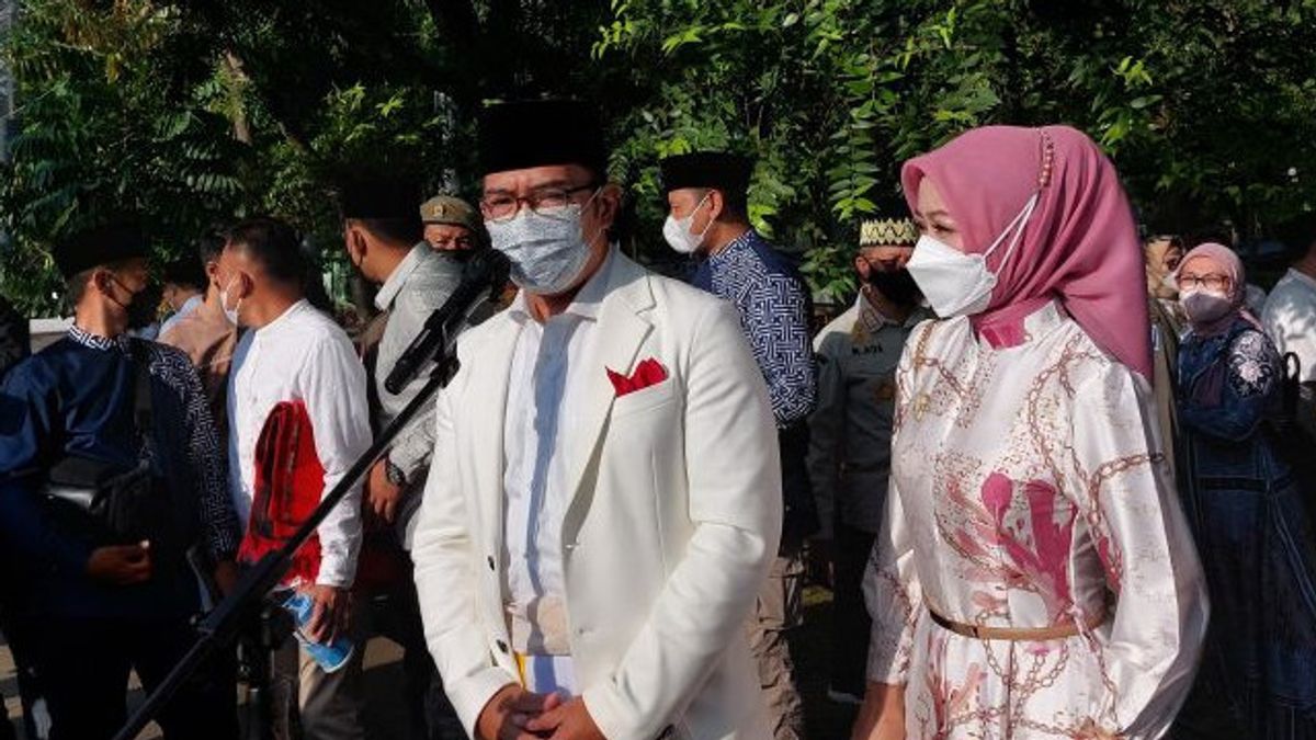 What Made Ridwan Kamil Touched When He Gave A Speech At The Gasibu Field?
