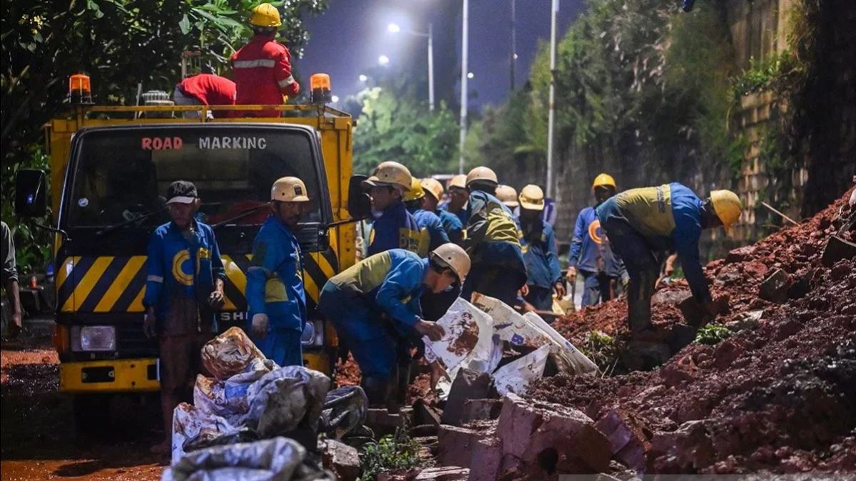 Longsor di Tebing Tol Bintaro, Jasa Marga Fokus Pengamanan Pengguna Jalan