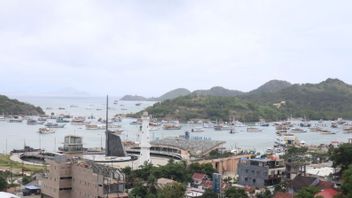 BMKG:西マンガライ空中にまだ存在する火山灰粒子の分布