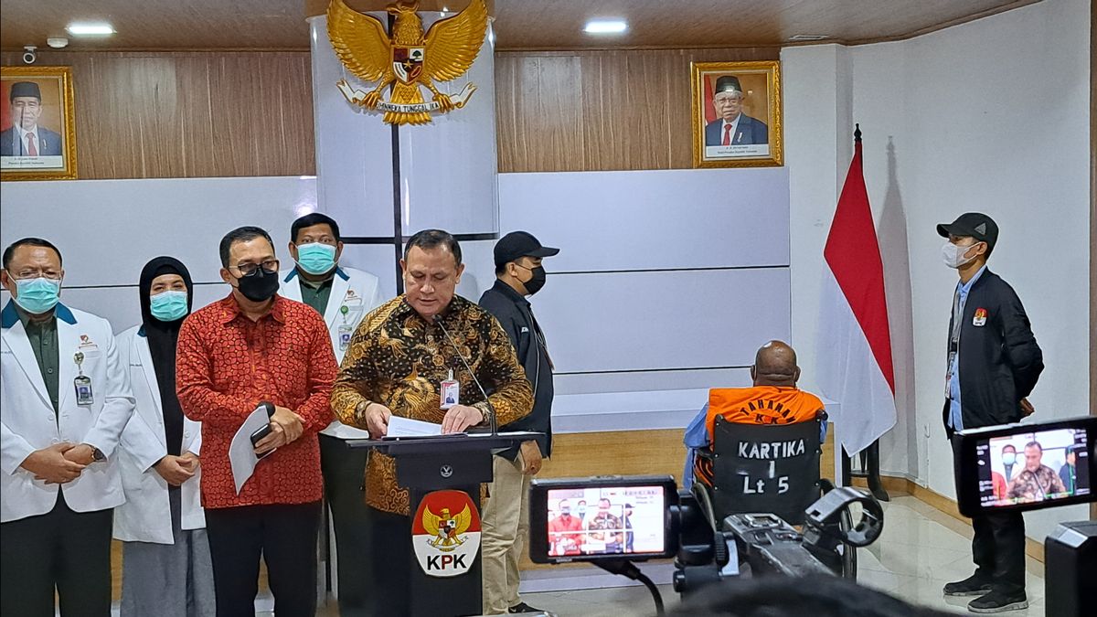 The KPK Blocks Accounts Containing IDR 76.2 Billion Belonging To Lukas Enembe