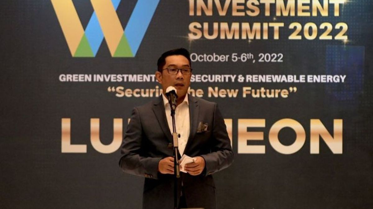 Ridwan Kamil: Jawa Barat Saat Ini Unggul dalam Investasi Hijau
