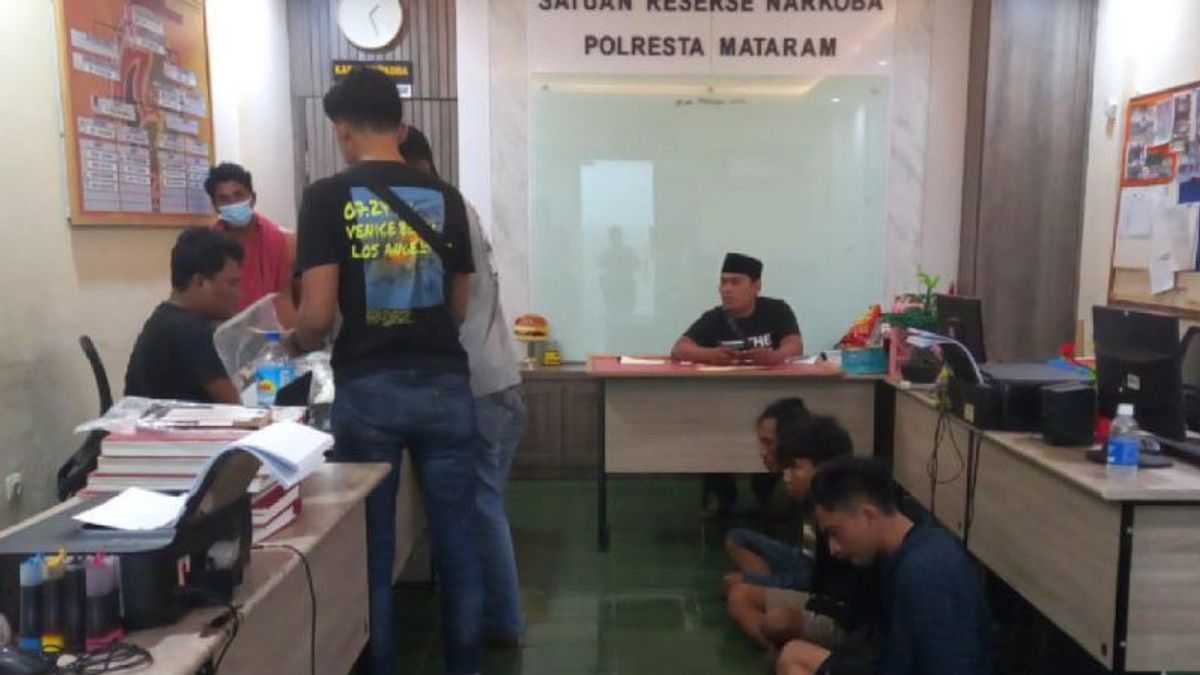 Through KSD And SF Information, Mataram Police Finally Arrests Fugitives In Drug Cases