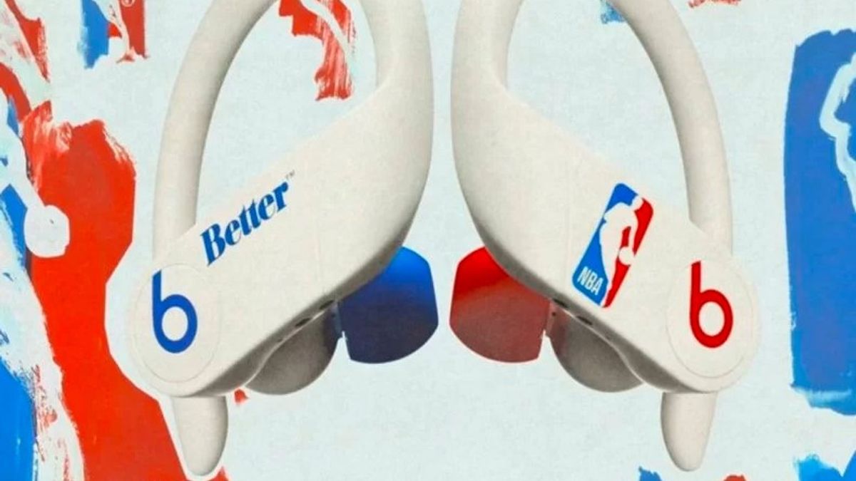 Apple Memperkenalkan Edisi Terbatas "Earbud" Powerbeats Pro NBA75 Ivory