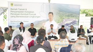 Le gouvernement de la régence de Bogor exige que l’aménagement de la zone de sommet soit effectué de manière globale