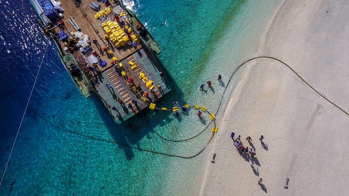 ar527 compagnies de câbles marins menacées par KKP d’amende, Komdigi n’a pas obtenu d’informations