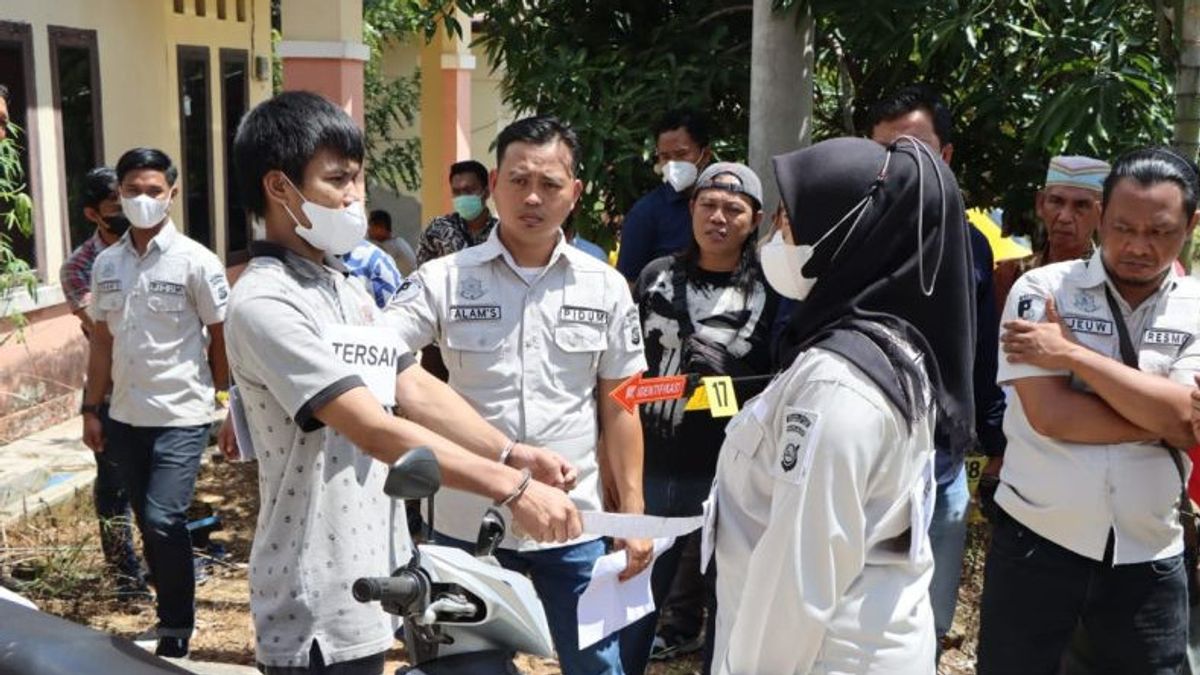 من إعادة الإعمار كشفت سادية طريقة الرجال في جنوب سومطرة OKU تنفيذ جرائم القتل المسلسل من 5 أشخاص