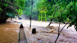 Taman Wisata Bantimurung Maros Ditutup Akibat Banjir