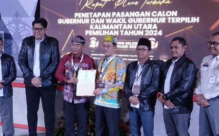 Zainal-Ingkong Ala Ditetapkan KPU sebagai Gubernur dan Wakil Gubernur Kaltara Terpilih