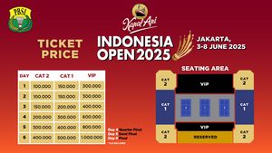 Daftar Harga Tiket Indonesia Open 2025, Termurah Rp50 Ribu
