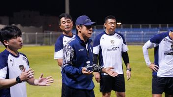 Shin Tae-yong Finalizes Indonesian National Team's Tactics Three Days Ahead Of The Match Against Bahrain