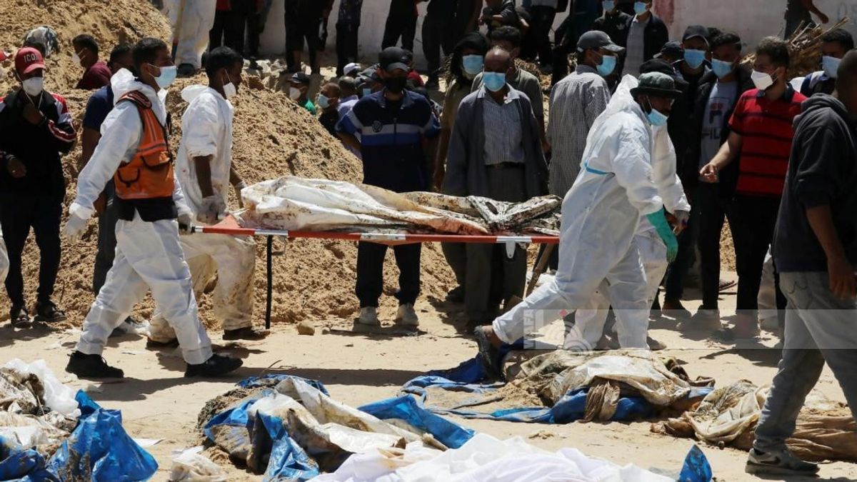 在纳赛尔加沙医院大规模墓地发现的尸体数量增加到324人