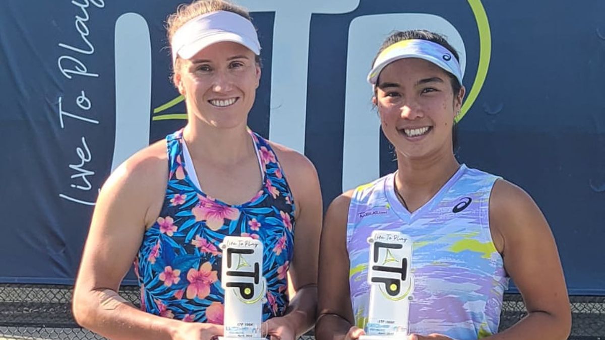 I'm Well! Tennis Player Aldila Sutjiadi Wins In Doubles ITF Charleston